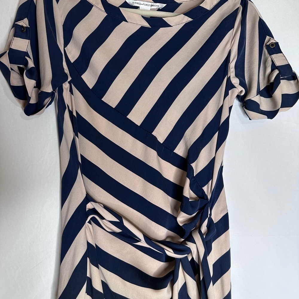 Diane von Furstenburg Striped Leron Dress - Picture 6 of 10